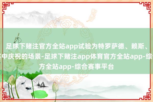 足球下赌注官方全站app试验为特罗萨德、赖斯、厄德高比赛中庆祝的场景-足球下赌注app体育官方全站app-综合赛事平台