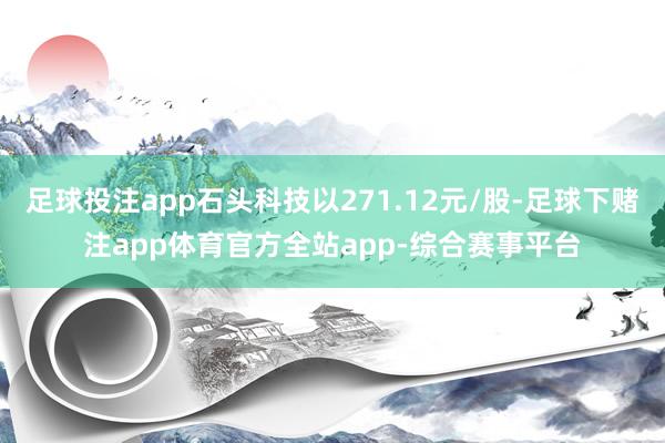 足球投注app石头科技以271.12元/股-足球下赌注app体育官方全站app-综合赛事平台