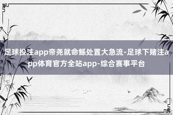 足球投注app帝尧就命鲧处置大急流-足球下赌注app体育官方全站app-综合赛事平台